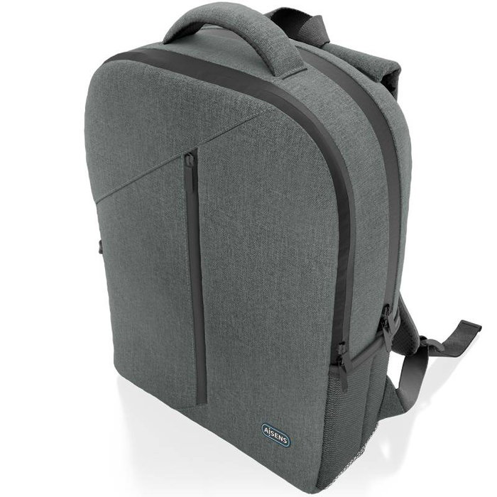 Aisens Mochila Premium para Portátil 15.6 pulgadas Gris ASBG-BP084-GR